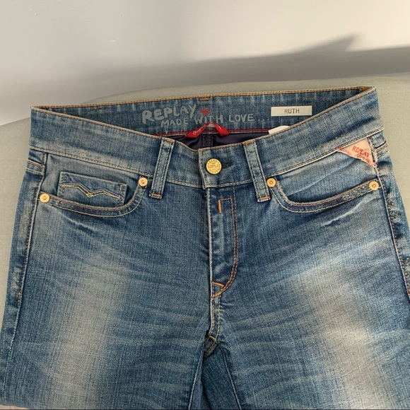 BNWT Replay Flared Jeans 28" x 34" - Picture 2 of 5